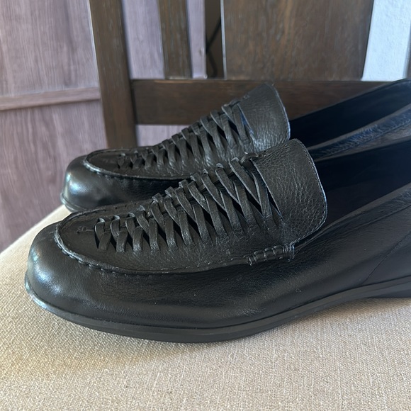 Aetrex Women’s Leather Slip On Loafers Flats Black Size 13XW Wide - Picture 3 of 9